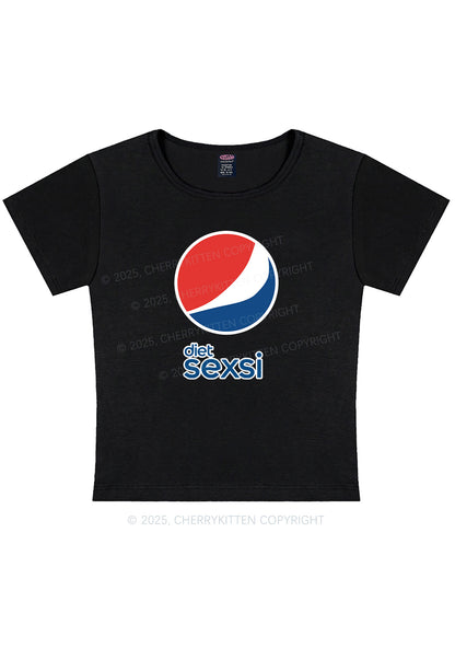 Diet Sexsi Y2K Baby Tee Cherrykitten