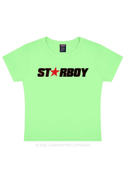Red Starboy Y2K Baby Tee Cherrykitten