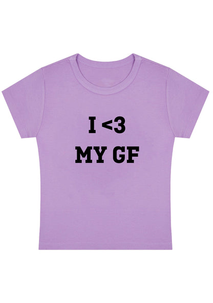 I <3 My GF Y2K Baby Tee