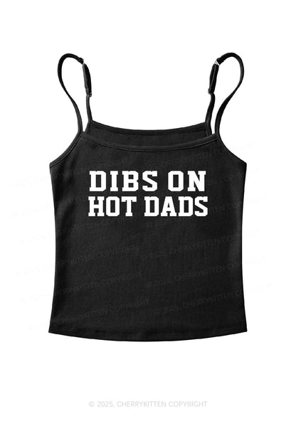 Dibs On Hot Dads Y2K Spaghetti Strap Cami Cherrykitten