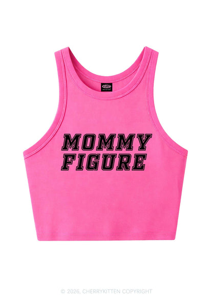 Mommy Figure Y2K Crop Tank Top Cherrykitten
