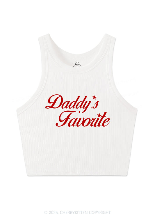 Daddys Favorite Y2K Crop Tank Top Cherrykitten