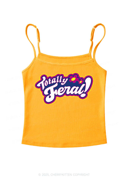 Totally Feral Y2K Spaghetti Strap Cami Cherrykitten