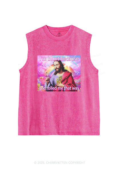 Im Blunt Y2K Washed Muscle Tank Cherrykitten