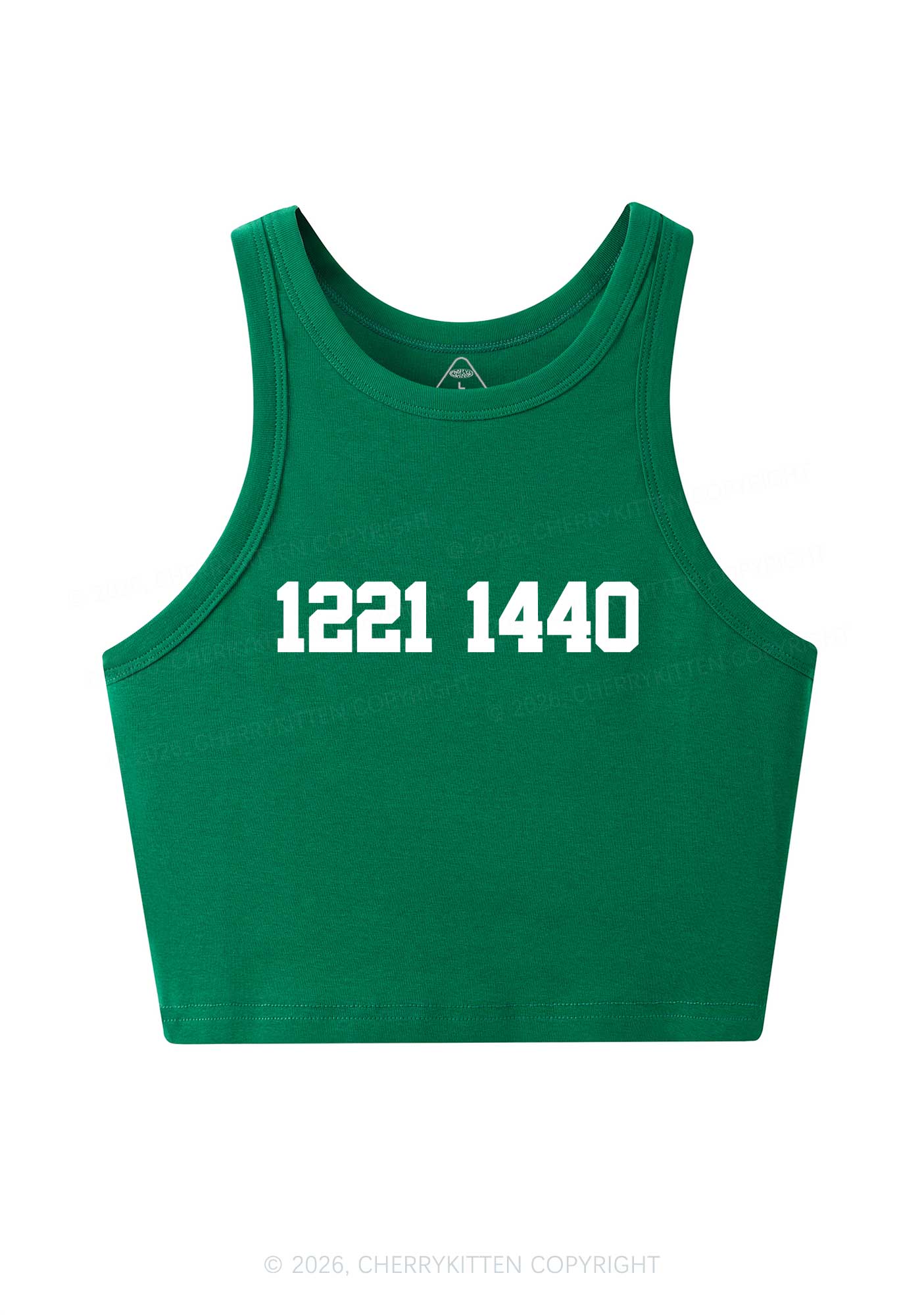 Retro Number HR Y2K Crop Tank Top Cherrykitten