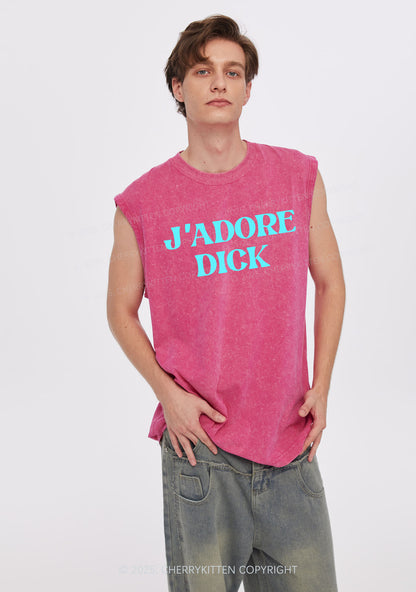 Jadore Dxxk Y2K Washed Muscle Tank Cherrykitten