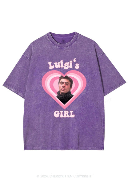 Luigis Girl Y2K Washed Tee Cherrykitten