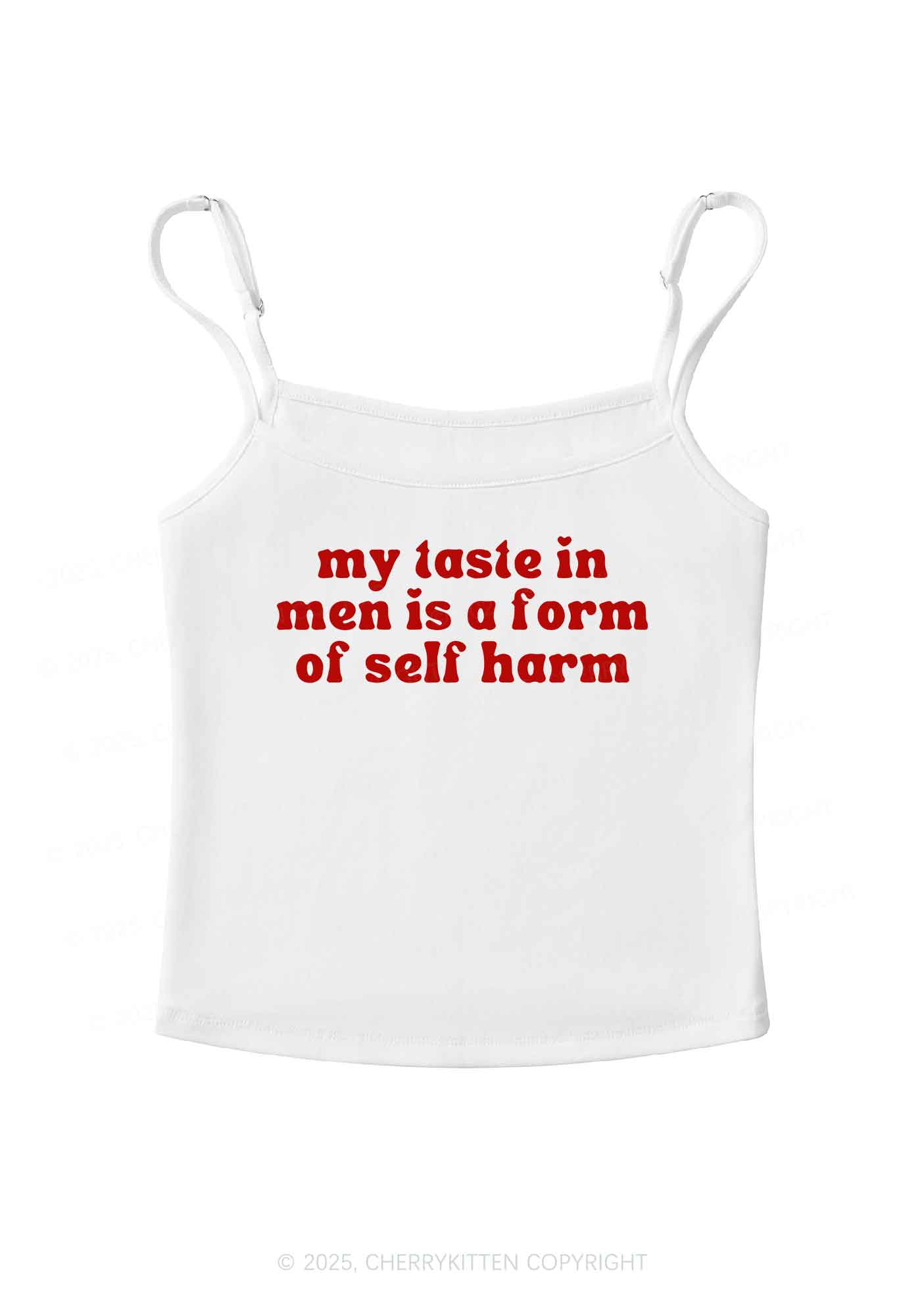 My Taste In Men Y2K Spaghetti Strap Cami Cherrykitten