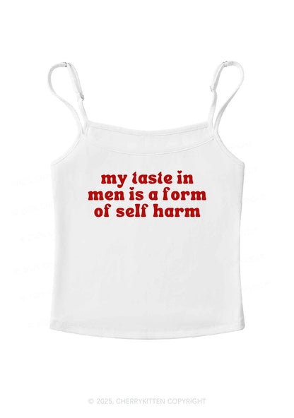 My Taste In Men Y2K Spaghetti Strap Cami Cherrykitten