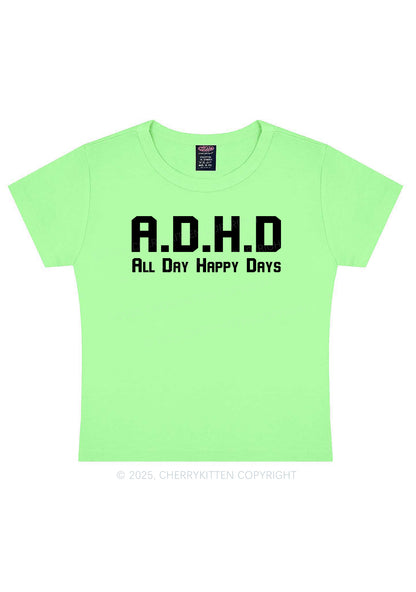All Day Happy Days Y2K Baby Tee Cherrykitten