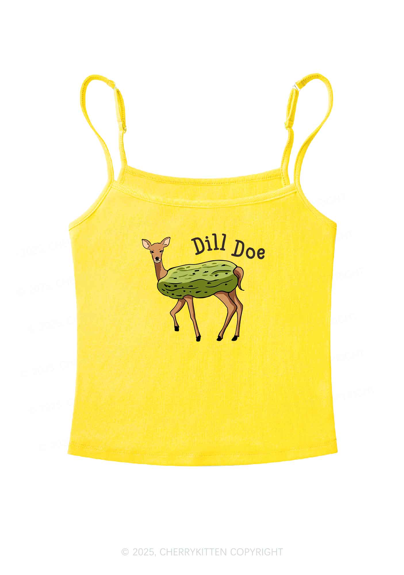 Dill Doe Y2K Spaghetti Strap Cami Cherrykitten