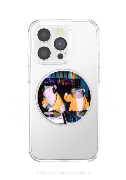 DJ Rats Y2K Magnetic Phone Grip Holder Cherrykitten