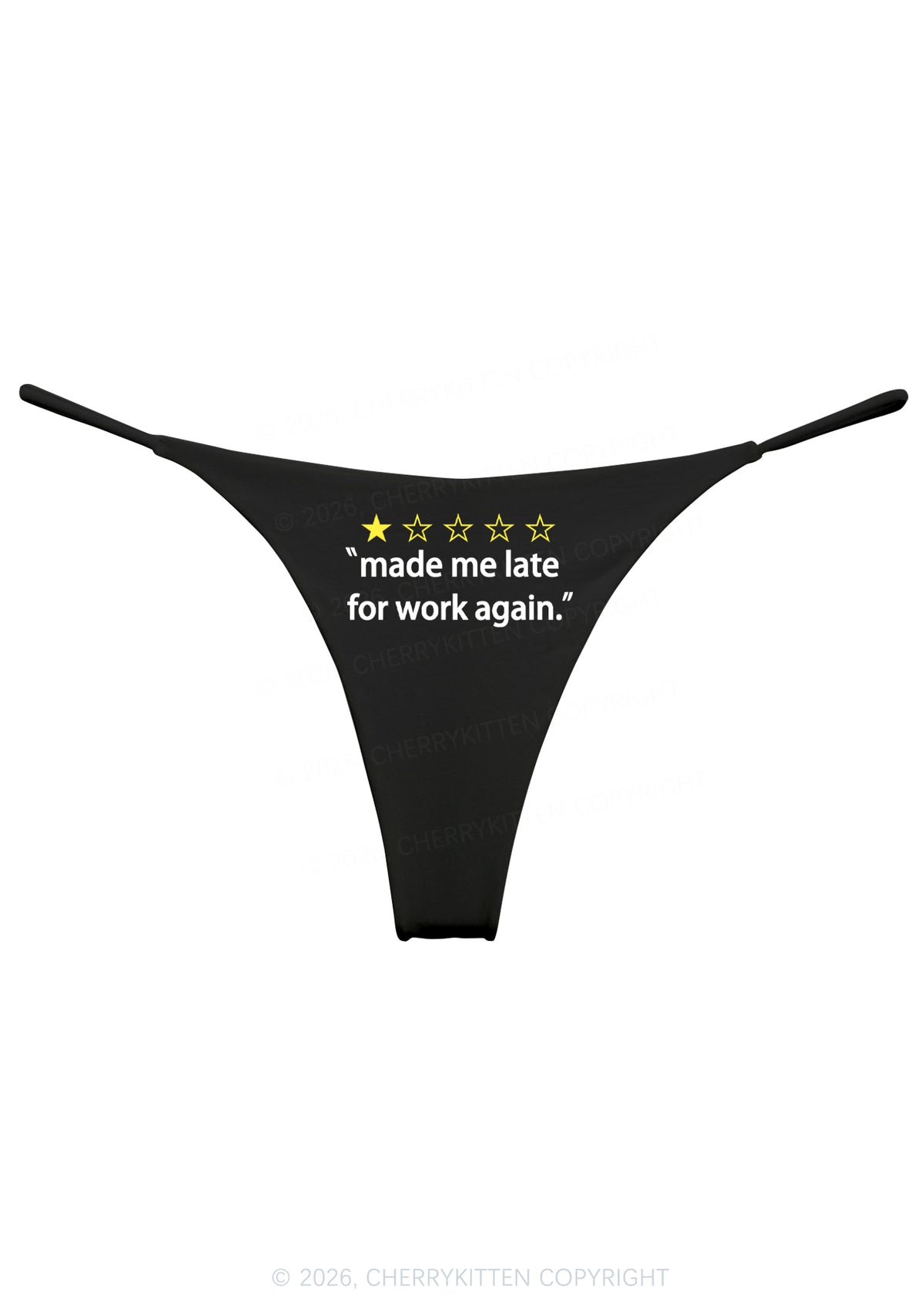 Made Me Late For Work Again Y2K Bikini String Thong Cherrykitten
