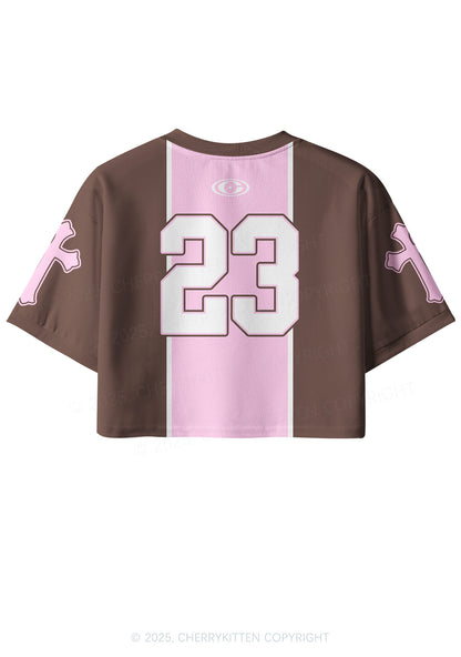 Custom Dibs On The Cowgirls Y2K Crop Sport Jersey Shirts Cherrykitten