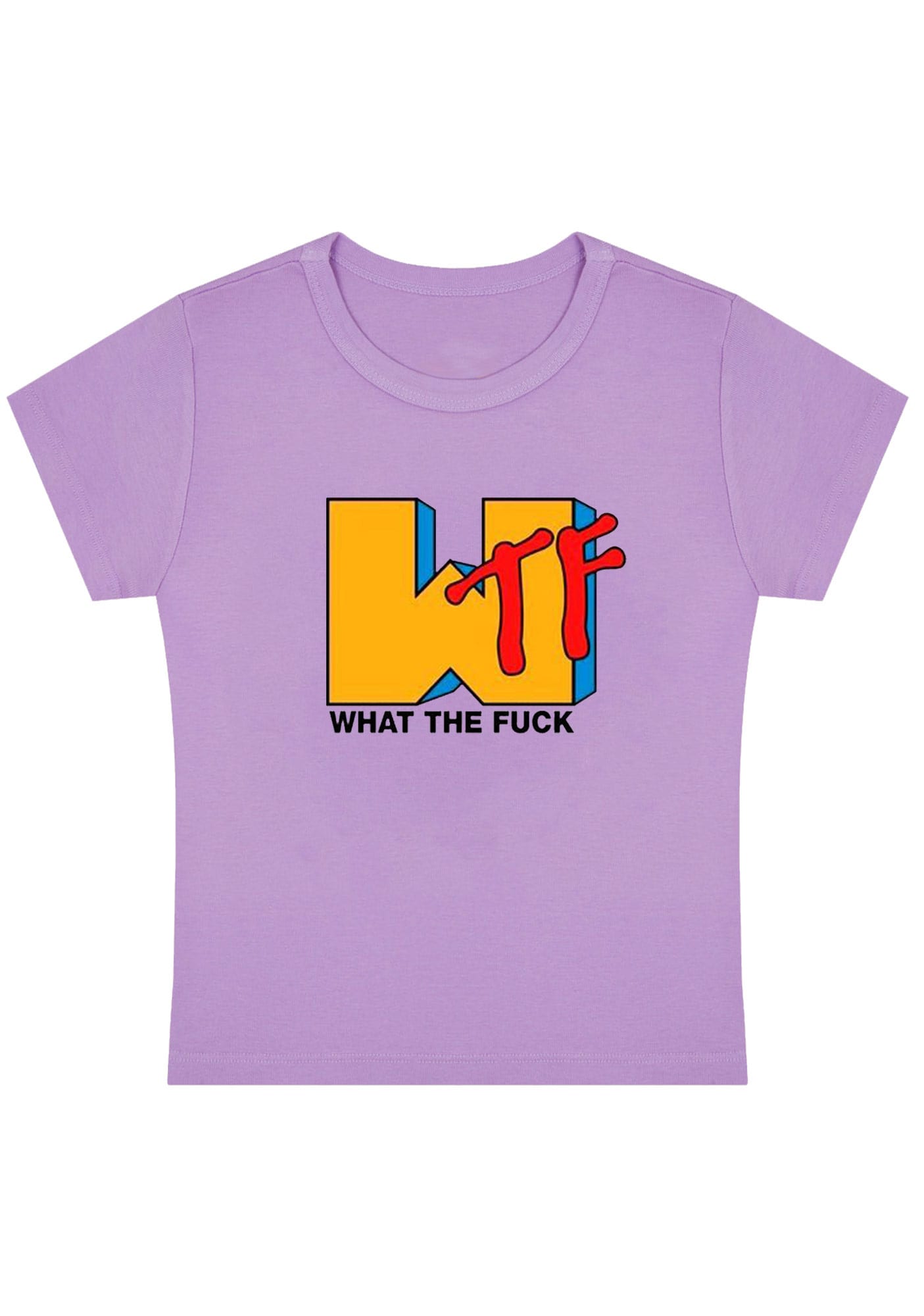 Curvy What The Fxxk Baby Tee