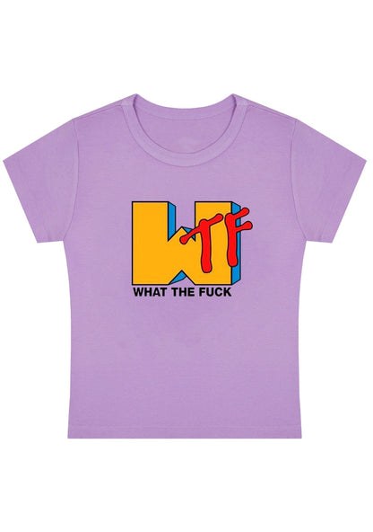 Curvy What The Fxxk Baby Tee