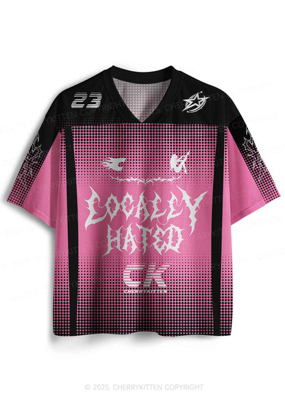 Custom Locally Hated Y2K Sport Jersey Shirts Cherrykitten