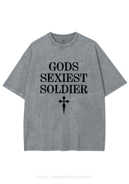 Gods Soldier Y2K Shirts Washed Tee Cherrykitten