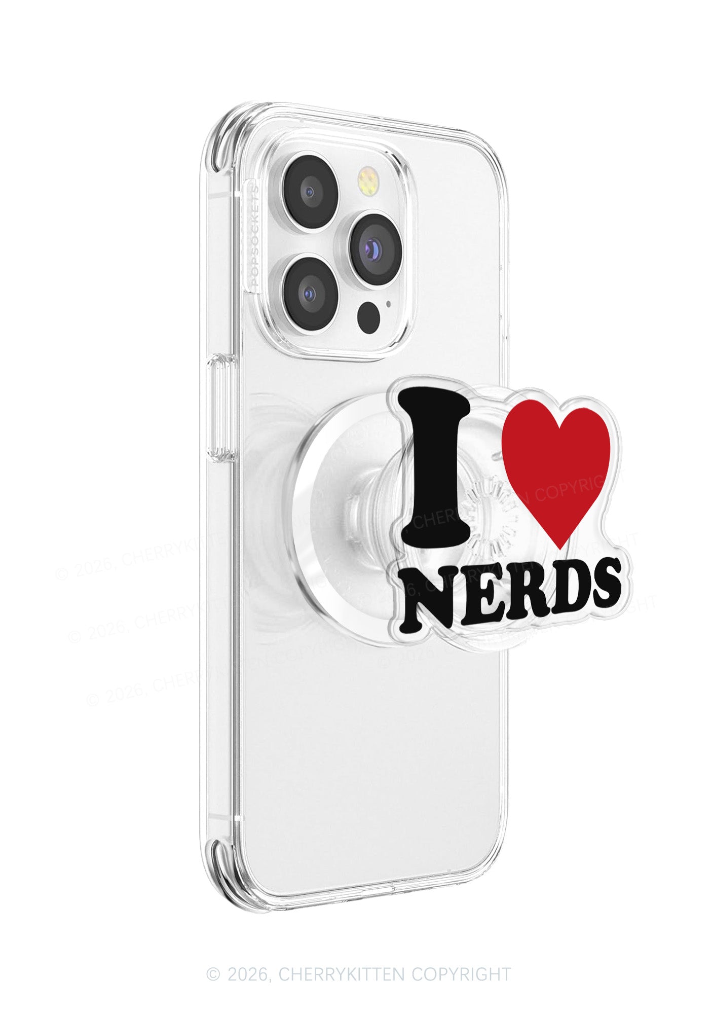 I Love Nerds Y2K Magnetic Phone Grip Holder Cherrykitten