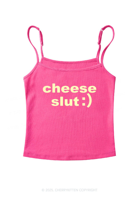 Cheese Slxt Y2K Spaghetti Strap Cami Cherrykitten