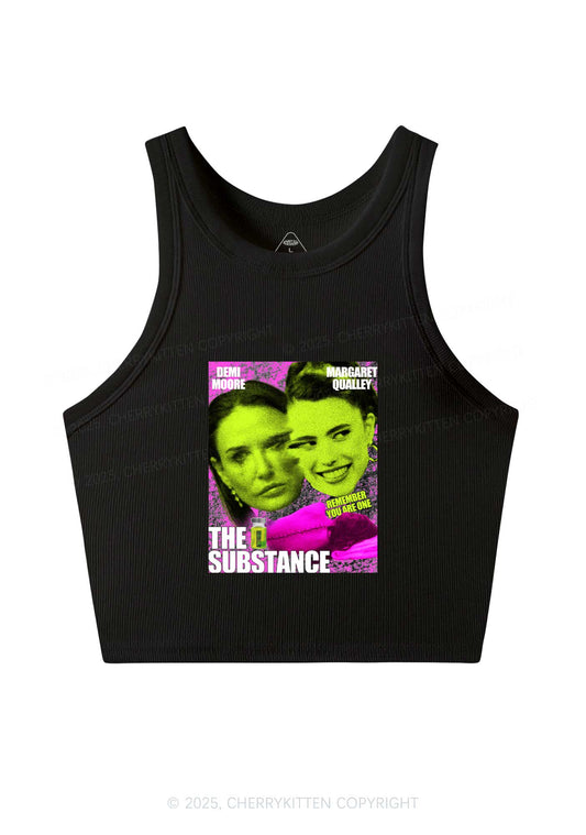 Halloween Horror Women Film Y2K Crop Tank Top Cherrykitten