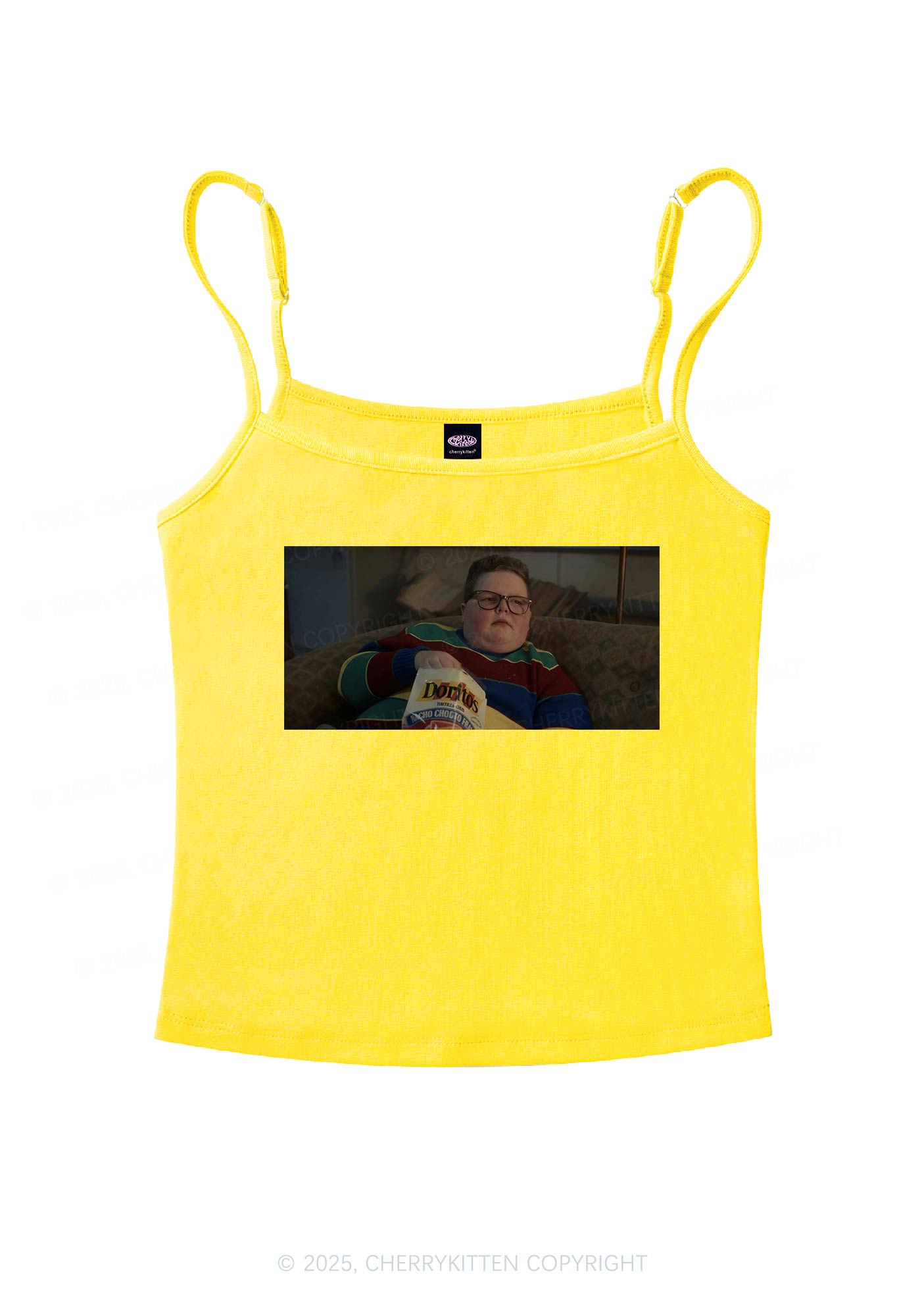 Snack Break Y2K Spaghetti Strap Cami Cherrykitten