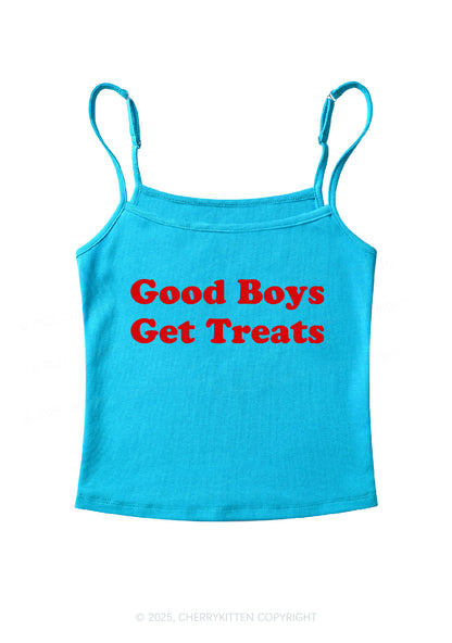 Good Boys Get Treats Y2K Spaghetti Strap Cami Cherrykitten