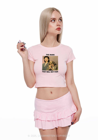 Mark Will Not Fade Pride Y2K Baby Tee Cherrykitten