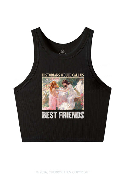 Historians Call Us Best Friends Pride Y2K Crop Tank Top Cherrykitten
