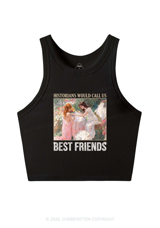 Historians Call Us Best Friends Pride Y2K Crop Tank Top Cherrykitten