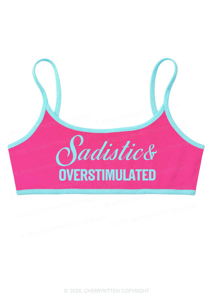 Sadistic Overstimulated Y2K Super Crop Cami Cherrykitten