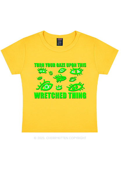 Turn Your Gaze Upon This Y2K Baby Tee Cherrykitten
