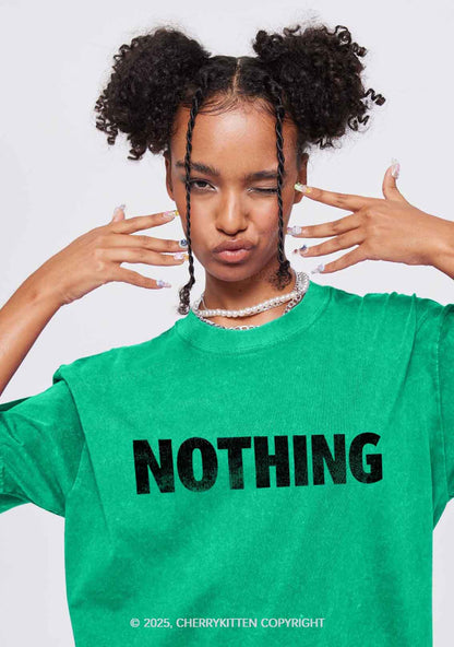 Jet Holiday Nothing Y2K Valentine's Day Washed Tee Cherrykitten