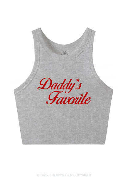 Daddys Favorite Y2K Crop Tank Top Cherrykitten