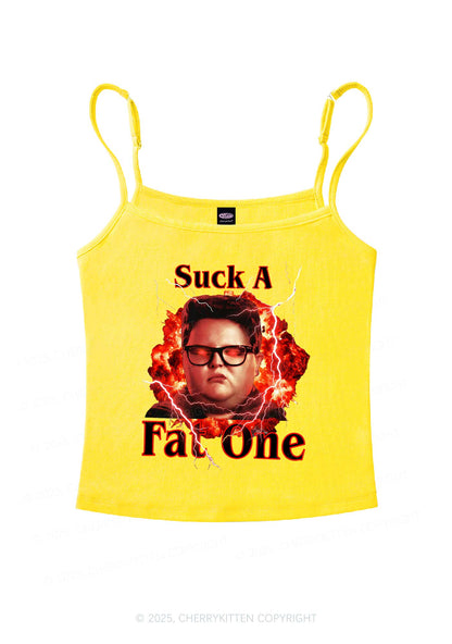 Suck A Fat One Y2K Spaghetti Strap Cami Cherrykitten