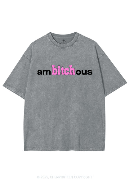 Ambxxchous Y2K Shirts Washed Tee Cherrykitten