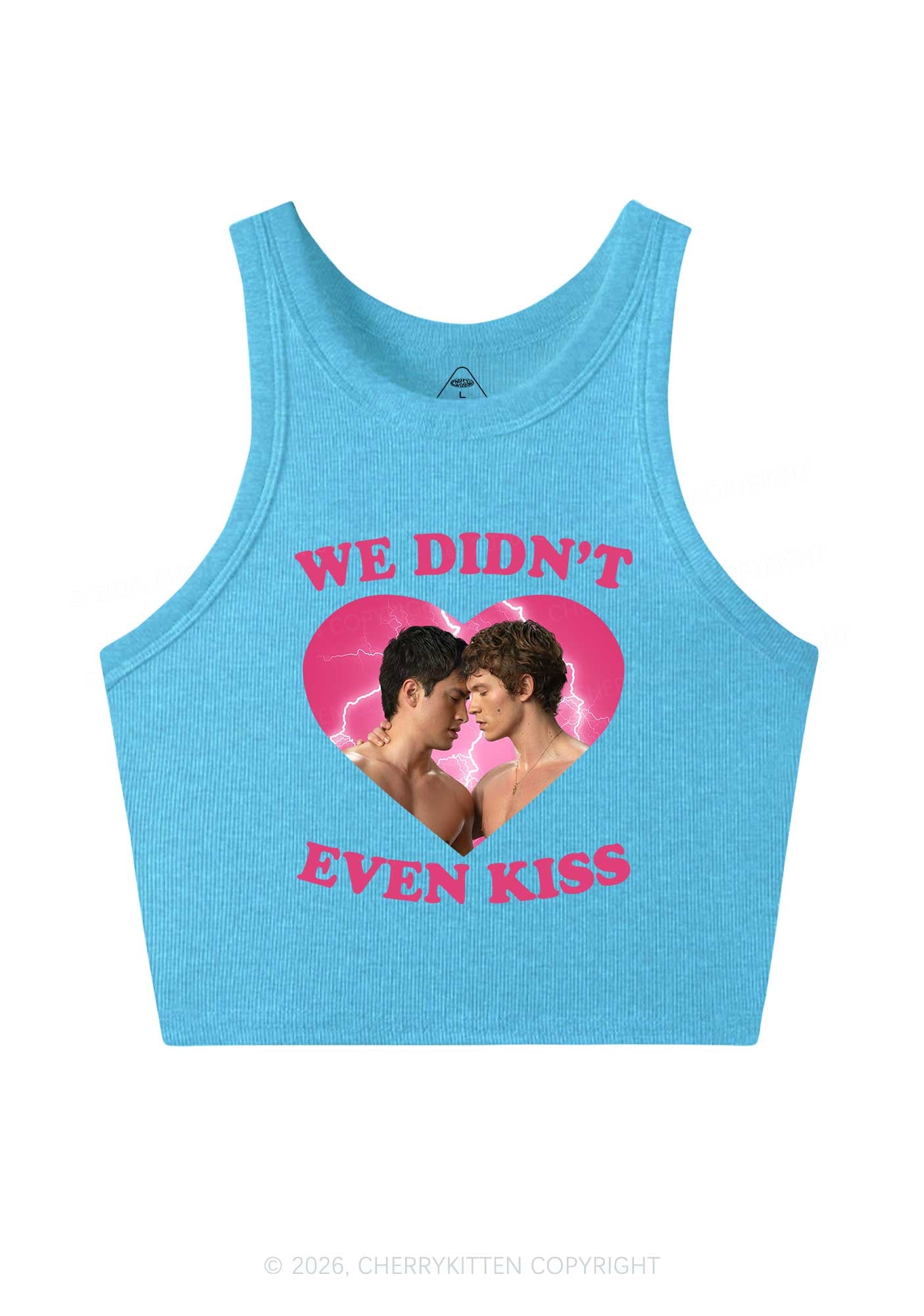 We Didnt Even Kiss Each Other HR Y2K Crop Tank Top Cherrykitten