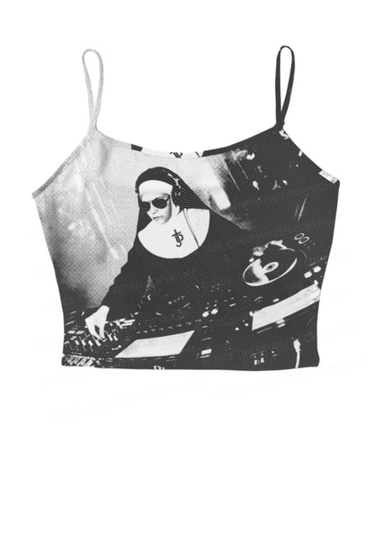 DJ Nun Y2K Mesh Cami Tank Cherrykitten