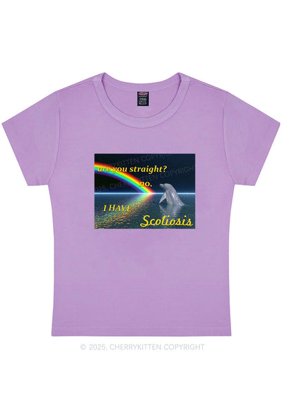 I Have Scoliosis Pride Y2K Baby Tee Cherrykitten