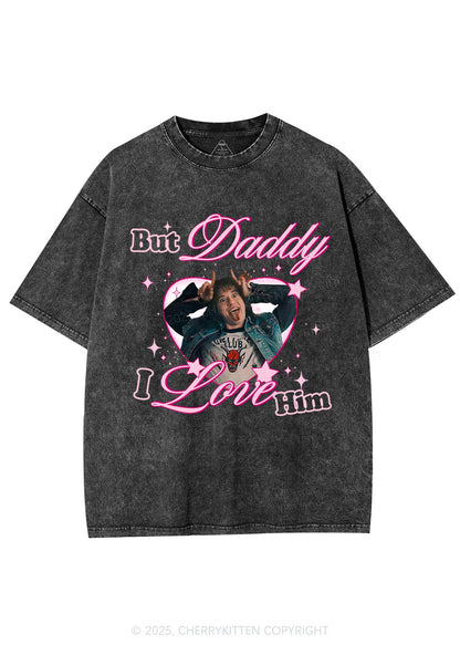 But Daddy I Love EM Y2K Shirts Washed Tee Cherrykitten