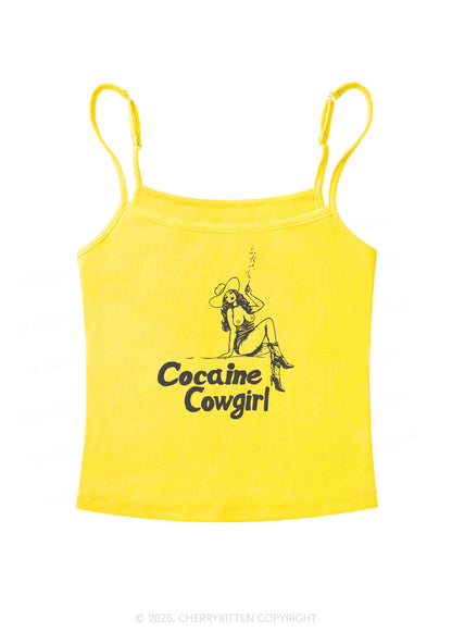 Cola Cowgirl Y2K Spaghetti Strap Cami Cherrykitten