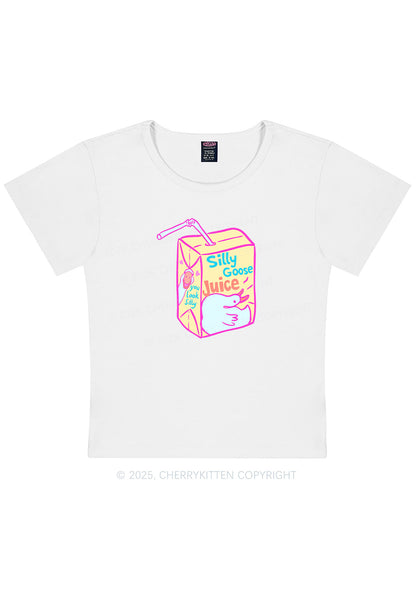 Look Silly Goose Juice Y2K Baby Tee Cherrykitten