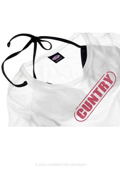 Cuntry Y2K Sheer Boyfriend Tee Cherrykitten