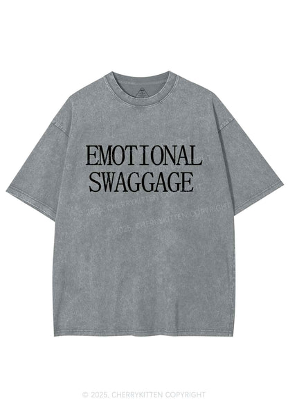 Emotional Swaggage Y2K Shirts Washed Tee Cherrykitten