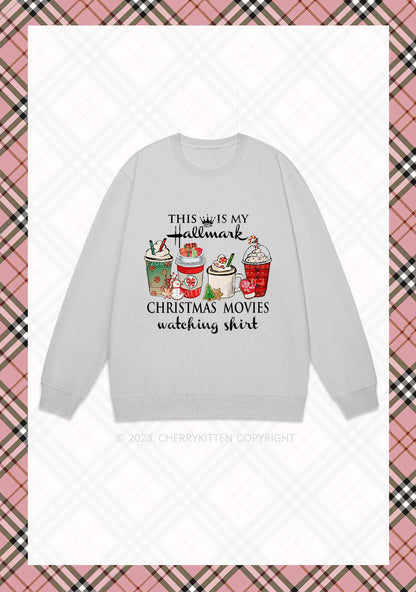 Christmas Movies Watching Shirt Y2K Sweatshirt Cherrykitten