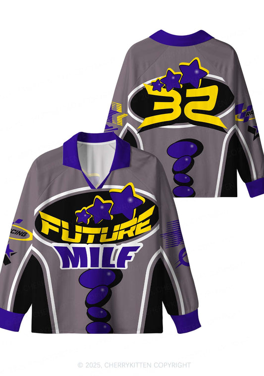 Custom Grey Future Mxxf Y2K Sport Long Sleeve Jersey Shirts Cherrykitten