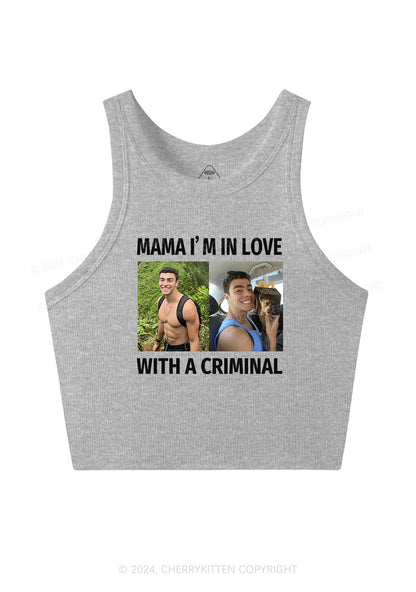 In Love Luigi Y2K Crop Tank Top Cherrykitten