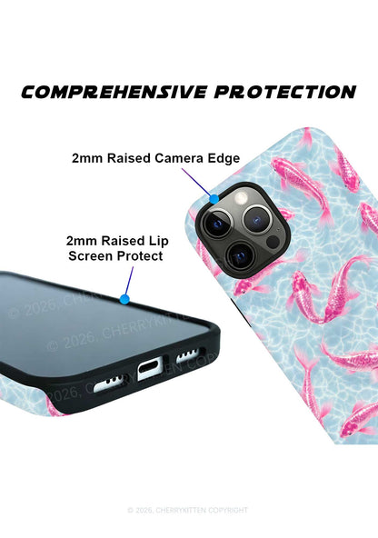 Pink Koi Fish Y2K Phone Case Cherrykitten