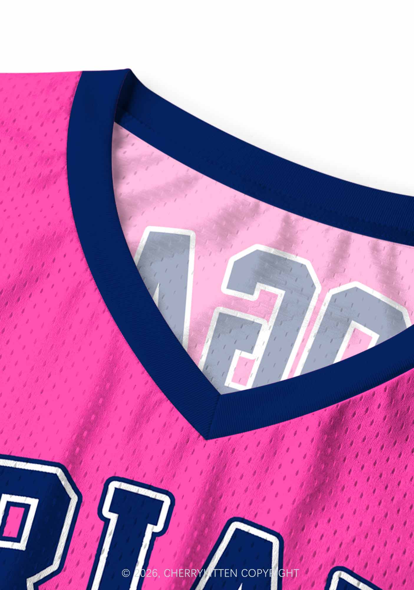Pink Hockey Team JL Y2K Sport Jersey Tank Cherrykitten