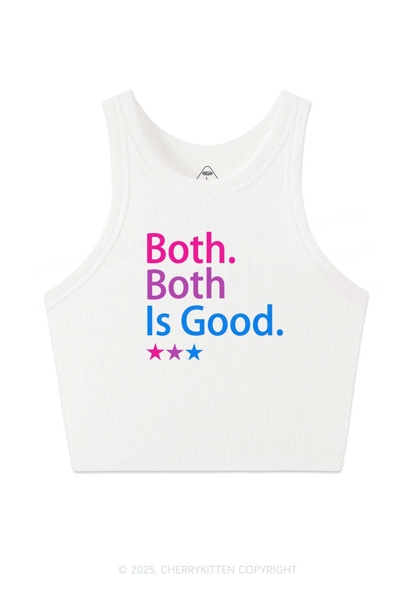 Both Is Good Pride Y2K Crop Tank Top Cherrykitten